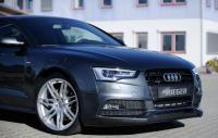 Накладка на бампер передний Audi A5*A5/S5 Coupe (8T) 2012-2016, A5*A5/S5 Sportback (8T) 2012-2016 для автомобилей с пакетом S-Line