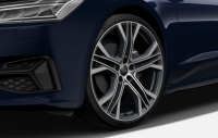 Диск литой R21 VAG дизайн звезда 5 V-образных спиц контрастно серый для Audi A7 Sportback (4K)