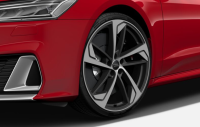 Диск литой R21 VAG дизайн Audi Sport 5 трапециевидных рукавов Titanoptik matt для Audi A7/S7 Sportback (4K)