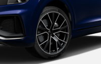 Диск литой R22 VAG дизайн Audi Sport звезда 5 V-образных спиц Anthracite Black для Audi Q8 (4M)