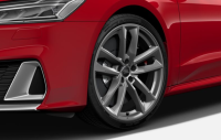 Диск литой R20 VAG дизайн Audi Sport 5 двойных рукавов серебристый galvano для Audi A7/S7 Sportback (4K)