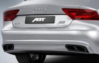 Бампер задний Audi S7 Sportback (4G) 2012-2014 в комплекте с глушителем