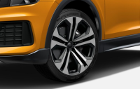 Диск литой R22 VAG дизайн 5 двойных рукавов контрастно серый для Audi Q8 (4M)
