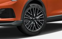 Диск литой R19 VAG дизайн V-образный 20 спиц контрастно серый для Audi Q3 (F3)