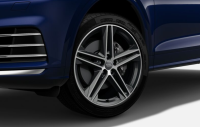Диск литой R20 VAG дизайн звезда 5 двойных спиц контрастно серый для Audi Q5/SQ5 (8Y)