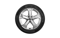 Диск литой R17 VAG дизайн Secare 5 рукавов серебристый для Audi Q3 (F3) (зимний)