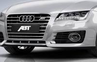 Накладка на бампер передний Audi A7 Sportback (4G) 2011-2014
