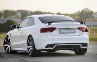 Накладка на бампер задний Audi A5*A5/S5 Coupe (8T) 2012-2016 для автомобилей с насадками RS