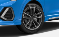 Диск литой R19 VAG дизайн Audi Sport 5 двойных спиц Titanoptik matt для Audi Q3 (F3)