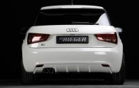 Накладка на бампер задний Audi A1 (8X) для автомобилей со штатным глушителем слева