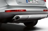 Накладка на бампер задний Audi Q7 (4L) для автомобилей без системы парктроник