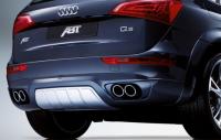 Накладка на бампер задний Audi Q5 (8R) 2013-2017 в комплекте с глушителем для автомобилей с двигателем 2,0 TFSI