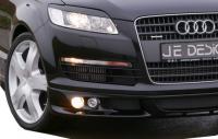 Комплект передней оптики Audi Q7 (4L) 2007-2009 в накладку переднего бампера Je Design