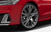 Диск литой R21 VAG дизайн Audi Sport звезда 5 V-образных спиц серебристый для Audi A7/S7 Sportback (4K)
