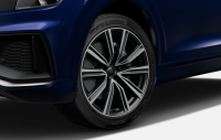 Диск литой R21 VAG дизайн S-Line 5 V-образных спиц контрастно серый для Audi Q8 (4M)