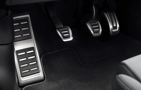 Накладки на педали Audi Q3 (F3) для автомобилей с АКПП с площадкой левой ноги