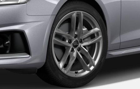 Диск литой R18 VAG дизайн 5 сдвоенных спиц для Audi A4 (8W/B9)