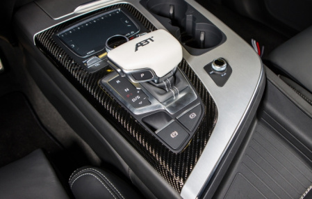 Отделка центральной консоли Audi Q7 (4M) передняя карбоновая