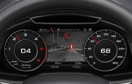 Дооснащение системой ночного видения Audi Q7 (4M)