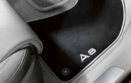 Коврики в салон Audi A8 (4N) велюровые передние