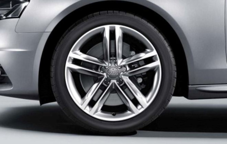 Диск литой R18 VAG дизайн S-Line звезда 5 параллельных спиц для Audi A4/S4 (8K/B8)