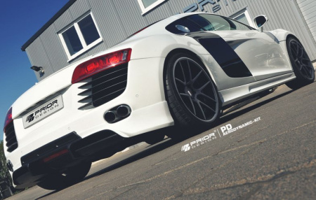 Накладка на бампер задний Audi R8 (42) Coupe