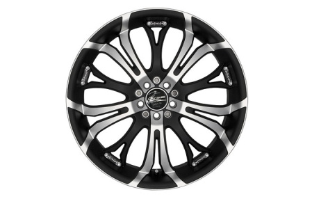 Диск литой R17 Barracuda Tzunamee Matt-Black/Polished