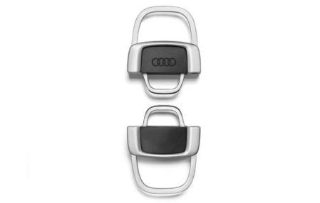Брелок для ключей Audi металлический составной