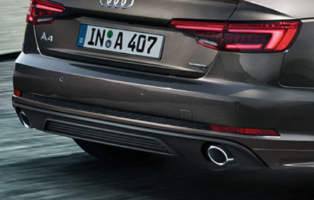 Насадки на глушитель Audi A4 (8W/B9), A5 (T5/B9) для автомобилей с выхлопом слева и справа