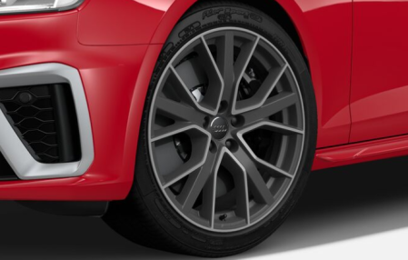 Диск литой R19 VAG дизайн Audi Sport звезда 5 V-образных спиц Titanoptik matt для Audi A4/S4 (8W/B9)