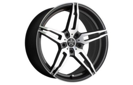 Диск литой R18 Barracuda Starzz Matt-Black-Polished 8,0x18