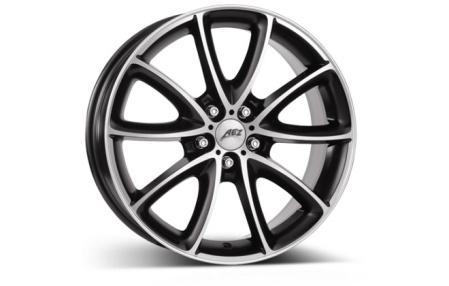Диск литой R17 AEZ Excite dark
