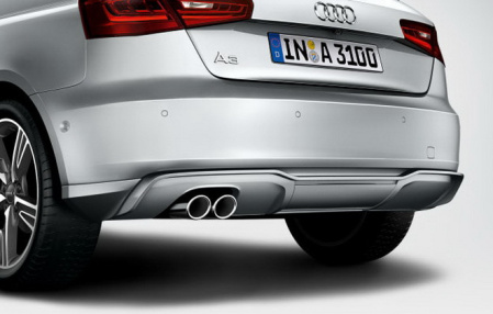 Накладка на бампер задний Audi A3 Sportback (8V) 2013-2016