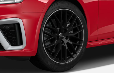 Диск литой R18 VAG дизайн Audi Sport 10 Y-образных спиц черный глянцевый для Audi A4 (8W/B9)