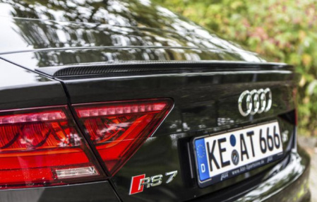 Спойлер задний Audi A7/S7/RS7 Sportback (4G) карбоновый