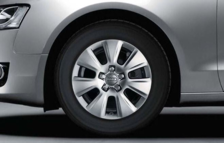 Диск литой R17 VAG дизайн параболический 7 спиц для Audi A5 (8T)