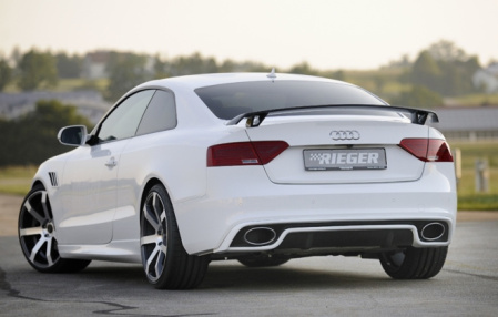 Накладка на бампер задний Audi A5*A5/S5 Coupe (8T) 2012-2016 для автомобилей с насадками RS