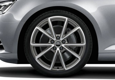 Диск литой R19 VAG дизайн Audi Sport 5 V-образных спиц Titanoptik matt для Audi A4/S4 (8W/B9)