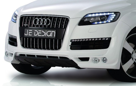 Накладка на бампер передний Audi Q7 (4L) 2010-2015 для автомобилей без пакета S-line