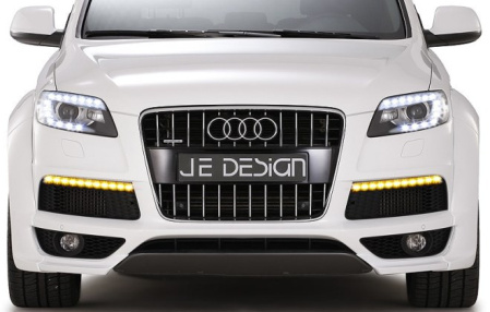 Накладка на бампер передний Audi Q7 (4L) 2010-2015 для автомобилей с пакетом S-line