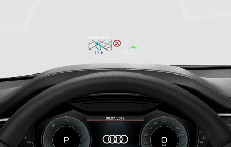 Дооснащение проекционным дисплеем для Audi A8/S8 (4N)