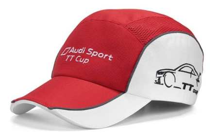 Бейсболка Audi Team Cap Sport TT Cup красная/белая