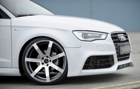 Сплиттер переднего бампера Audi A3 (8V) 2013-2016