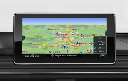 Навигационная система MMI Navigation plus® с MMI touch для Audi A5/S5 (T5/B9)