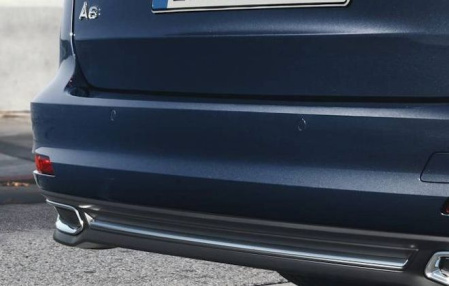 Защитная плёнка на задний бампер Audi A6 Avant (4K)