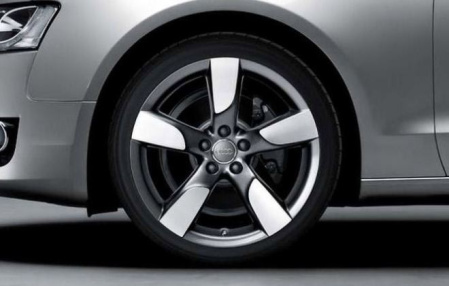 Диск литой R19 VAG дизайн 5 рукавов глянцевый anthracite для Audi A5/S5 (8T)