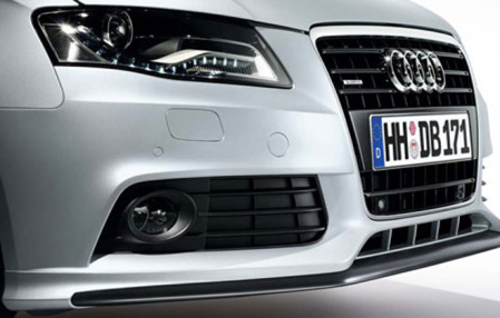 Накладка на бампер передний Audi A4 Sedan (8K/B8) 2008-2011, A4 Avant (8K/B8) 2009-2011