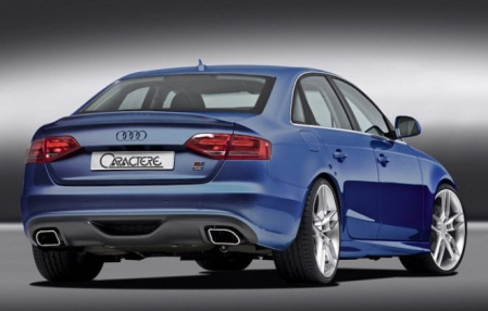 Комплект обвеса Audi A4 Sedan (8K/B8) 2008-2011 от компании Caractere в комплекте с глушителем