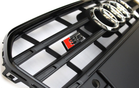 Решетка радиатора Audi A5/S5/RS5 Coupe (8T) 2012-2016, A5*A5/S5 Sportback (8T) 2012-2016 из модификации S5 black
