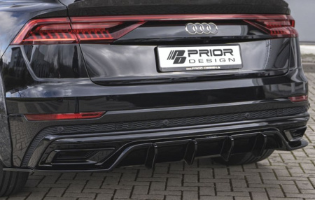 Диффузор заднего бампера Audi Q8 (4M)